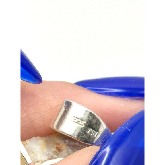 Agate Druzy Sterling Silver Handmade‎ Pendant - Picture 5 of 9